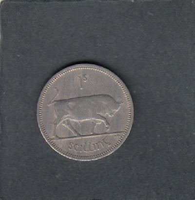 Beschrijving: 1 Shilling  COW